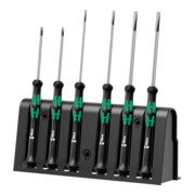 Wera 2035/6 A Elektroniker-Schraubendrehersatz + Rack, 6-teilig