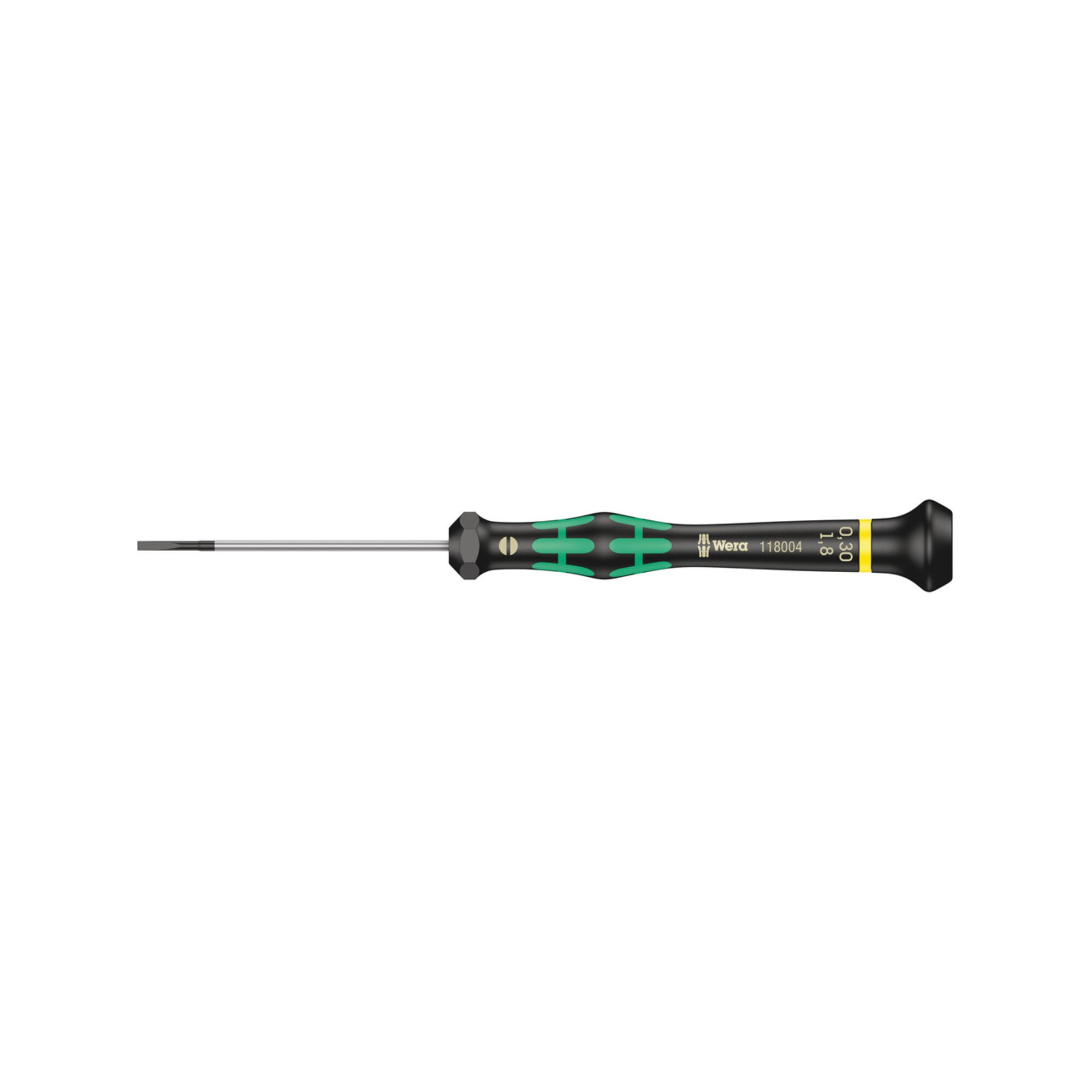 Wera 2035 Elektroniker-Schlitzschraubendreher, 0,30 x 1,8 x 60 mm