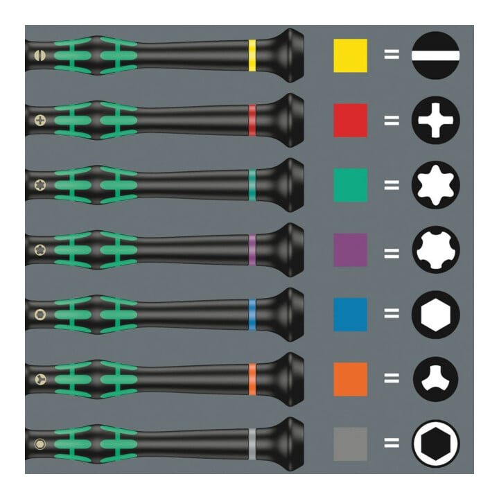 Wera 2035 Kraftform Micro Sleuf schroevendraaier
