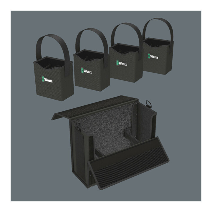 Wera 2go 2 XL Werkzeug-Container, 2-teilig