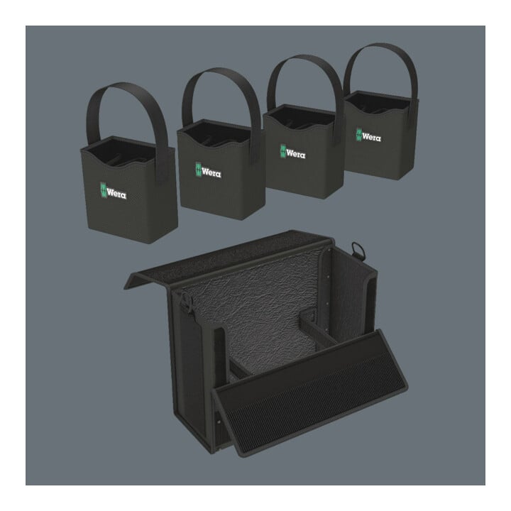 Wera 2go 2 XL Werkzeug-Container, 2-teilig