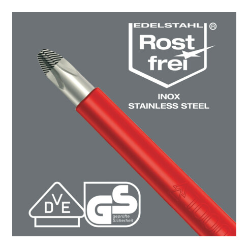 Wera 3160 i VDE Schlitz-Schraubendreher, Edelstahl