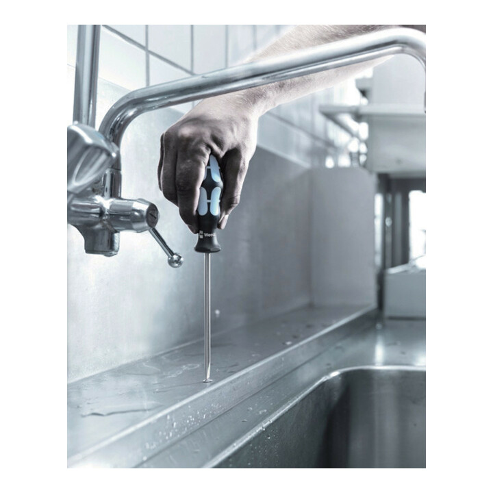 Wera 3335 Sleuf schroevendraaier, RVS