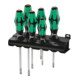 Wera 334/355/6 Schroevendraaierset Kraftform Plus Lasertip + houder-1