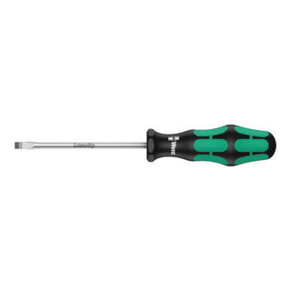 Wera 334 Schlitz-Schraubendreher mit Werkstattklinge 6,0 x 1,0 mm Länge 125 mm