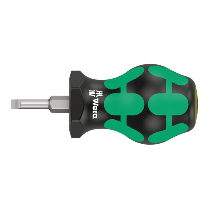 Wera 335 Stubby/Vergaserschraubendreher, 0,8 x 4 x 24,5 mm