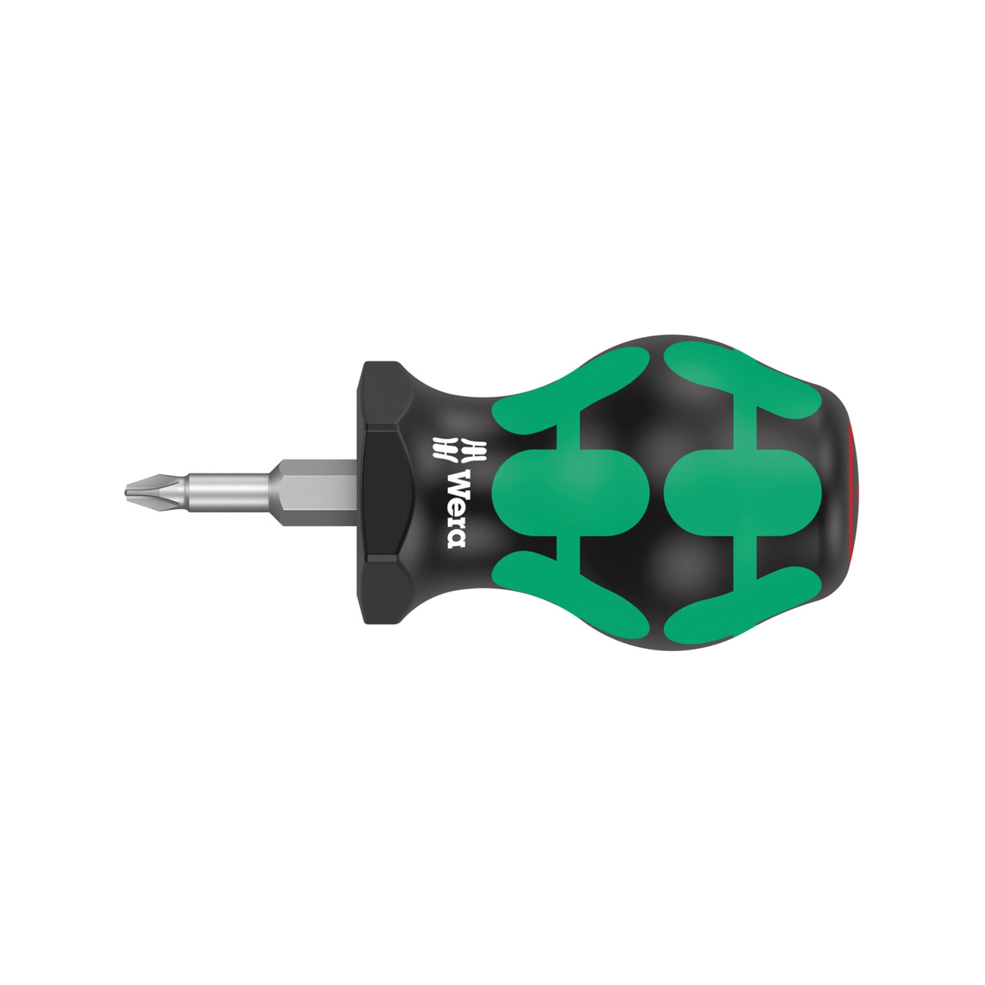 Wera 350 PH Kreuzschlitz Stubby/Vergaserschraubendreher, PH 1 x 25 mm