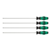 Wera 367/4 TX HF Kraftform Plus Schraubendrehersatz mit Haltefunktion mit 300 mm langen Klingen, 4-teilig
