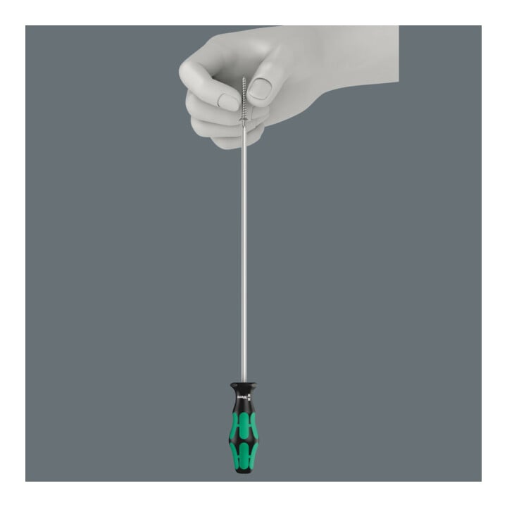 Wera 367/4 TX HF Kraftform Plus Schraubendrehersatz mit Haltefunktion mit 300 mm langen Klingen, 4-teilig