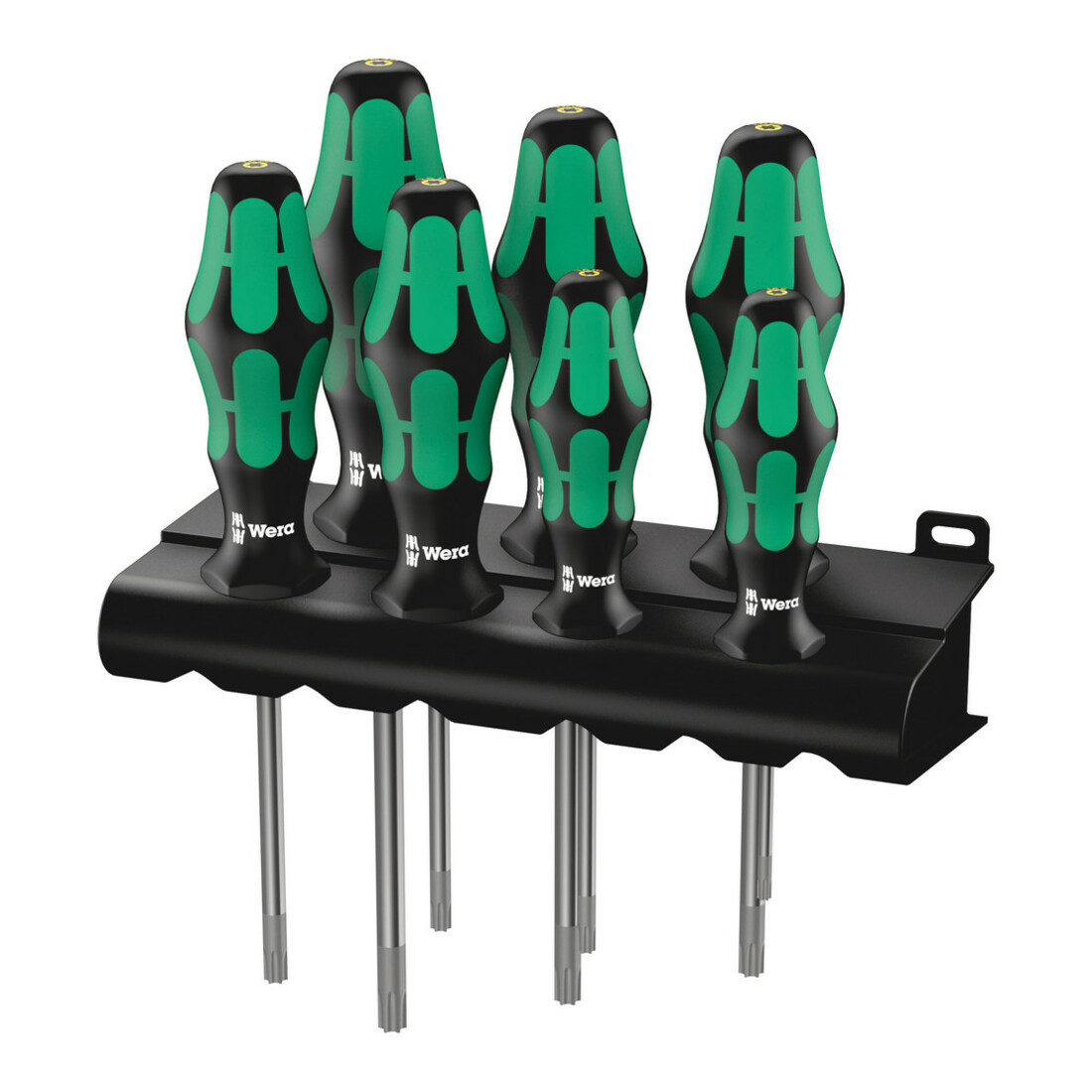 Wera 367/7 TX HF Kraftform Plus Schraubendrehersatz mit Haltefunktion + Rack, 7-teilig