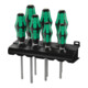 Wera 367/7 TX HF Kraftform Plus Schroevendraaierset met vasthoudfunctie + houder