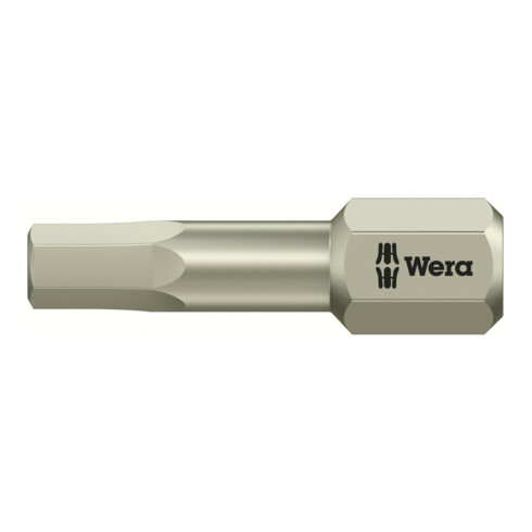 Wera 3840/1 TS 6KT-Bits, Edelstahl, Schlüsselweite (zöllig) 5/32", Länge 25 mm