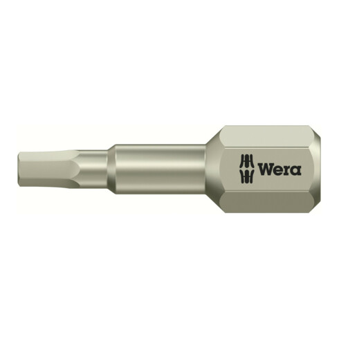 Wera 3840/1 TS 6KT-Bits, Edelstahl, Schlüsselweite (zöllig) 7/64", Länge 25 mm