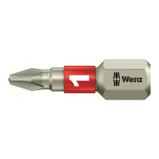 Wera 3851/1 TS Bits, Edelstahl, PH 1, Länge 25 mm