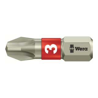 Wera 3851/1 TS Bits, Edelstahl, PH 3, Länge 25 mm