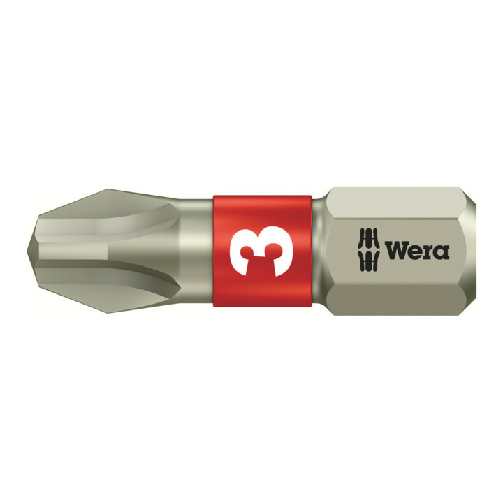 Wera 3851/1 TS Bits, Edelstahl, PH 3, Länge 25 mm