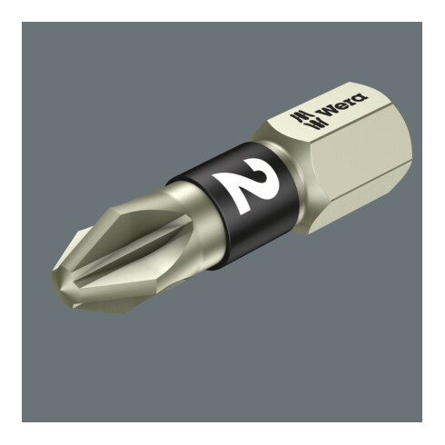 Wera 3855/1 TS Bits, Edelstahl, PZ 2, Länge 25 mm