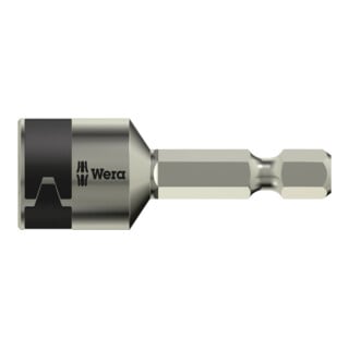Wera 3869/4 Steckschlüsseleinsätze, Edelstahl, SW (zöllig) 3/8", Länge 50 mm