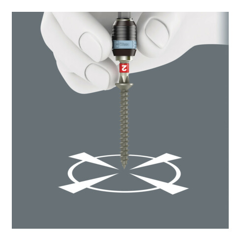 Wera 3888/4/1 K SB Rapidaptor Universalhalter, Edelstahl, 1/4" x 50 mm