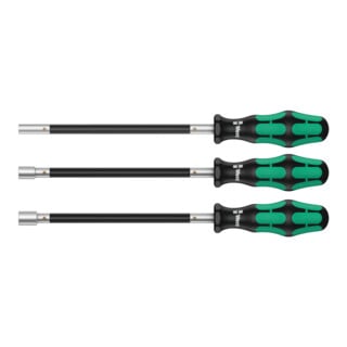 Wera 391/3 Schlauchklemmen-Schraubendrehersatz, 3-teilig