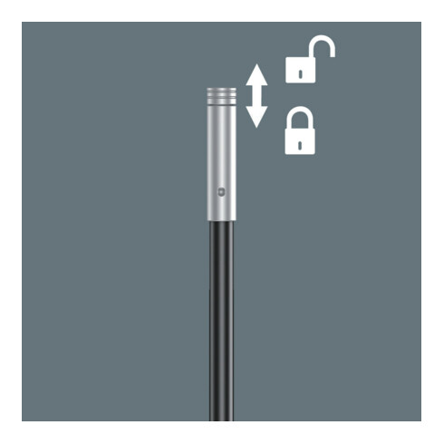 Wera 393 S Bit-handhouder extra slim met flexibele schacht
