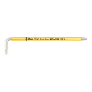 Wera 3950 SPKL Multicolour HF Winkelschlüssel, metrisch, Edelstahl, mit Haltefunktion, 4 x 137 mm