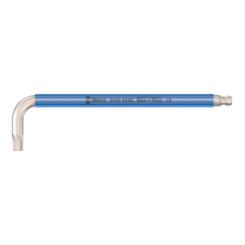 Wera 3950 SPKL Multicolour Winkelschlüssel, metrisch, Edelstahl, 10 x 224 mm