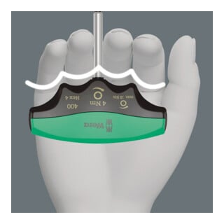 Wera 400 Hex Drehmomentindikator, 5 x 5,0 Nm
