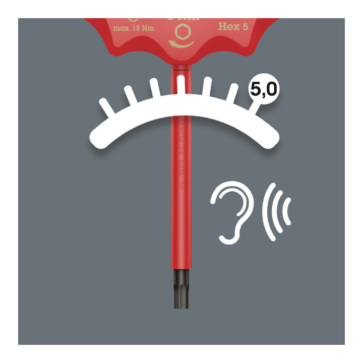 Wera 400 i VDE geïsoleerde Hex Draaimoment-indicator