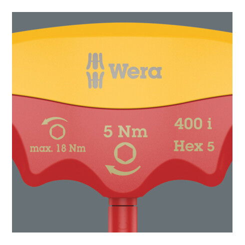 Wera 400 i VDE geïsoleerde Hex Draaimoment-indicator