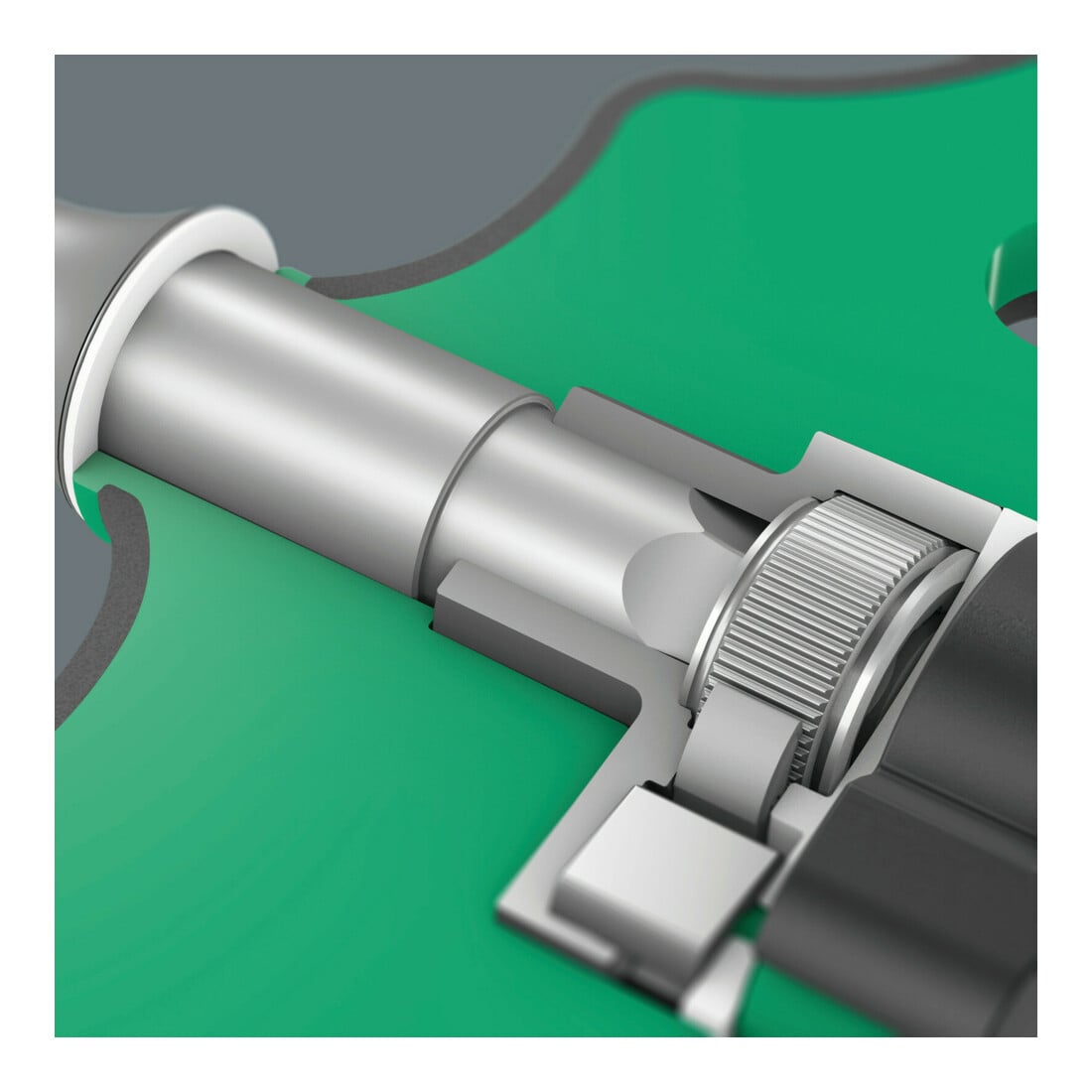 Wera 416 RA Quergriff-Bits-Handhalter mit Ratschenfunktion und Rapidaptor Schnellwechselfutter, 1/4" x 45 mm