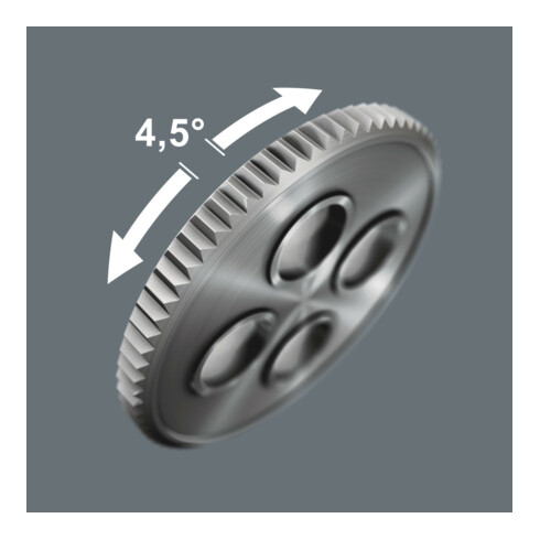 Wera 416 RA Quergriff-Bits-Handhalter mit Ratschenfunktion und Rapidaptor Schnellwechselfutter, 1/4" x 45 mm
