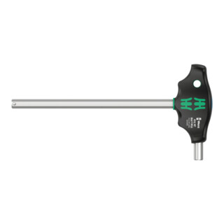 Wera 454 HF Quergriff-Sechskantschraubendreher Hex-Plus mit Haltefunktion, 10 x 200 mm