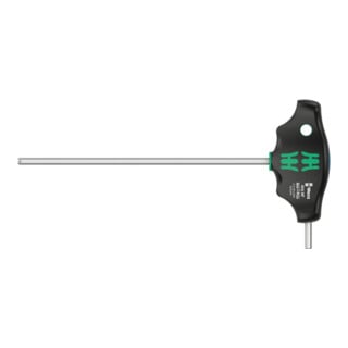 Wera 454 HF Quergriff-Sechskantschraubendreher Hex-Plus mit Haltefunktion, 5 x 200 mm