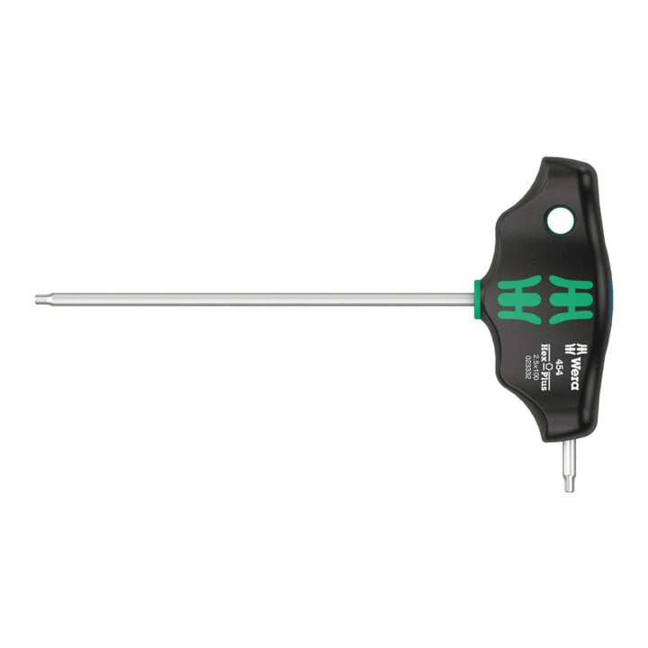 Wera 454 Quergriff-Sechskantschraubendreher Hex-Plus, 2,5 x 100 mm