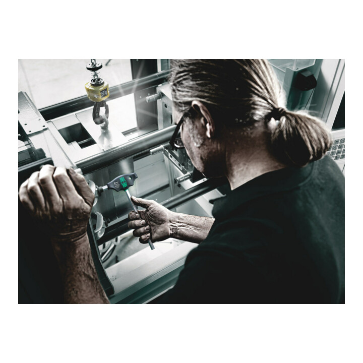 Wera 454 T-greep zeskant-schroevendraaier Hex-Plus