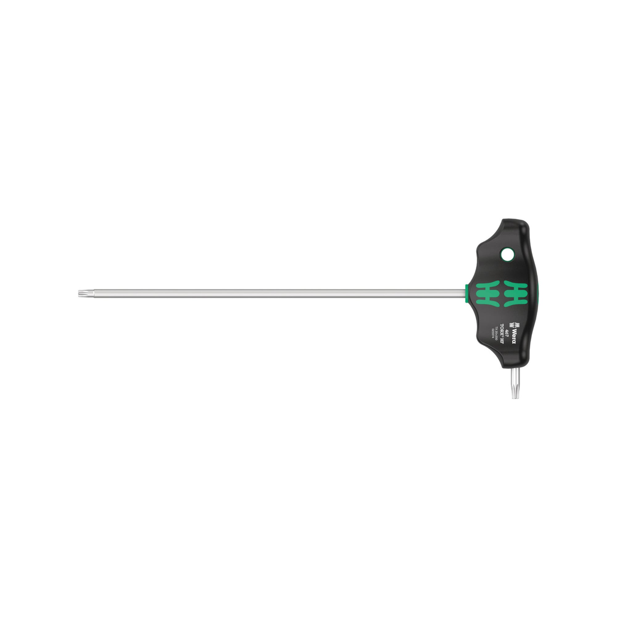 Wera 467 TX HF Quergriff-Schraubendreher mit Haltefunktion, TX 20 x 200 mm