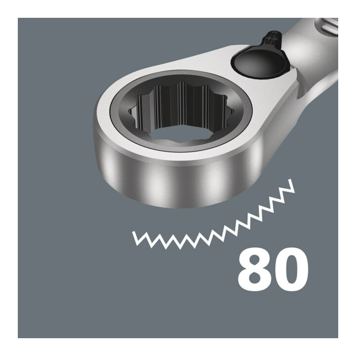 Wera 6001 Joker Switch 4 Set 1 Steek- en ringratelsleutel-set