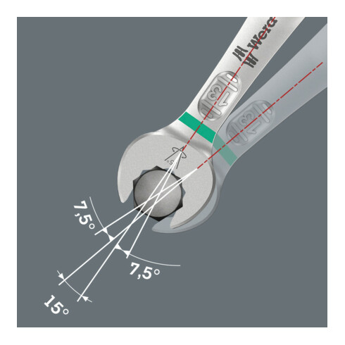 Wera 6003 Joker Ringmaulschlüssel, zöllig