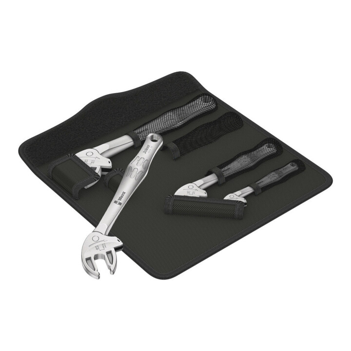 Wera 6004 Joker 4 Set 1 Jeu de clés à fourche auto-ajustables, 4 pièces