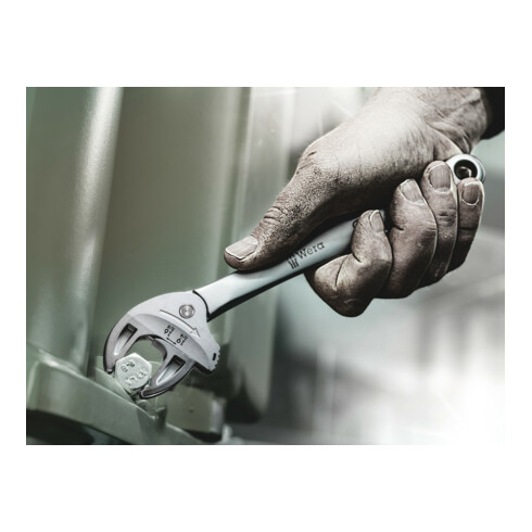 Wera 6004 Joker L Clé à fourche auto-ajustable, 16-19 x 224 mm
