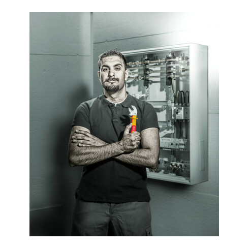 Wera 6004 Joker VDE M VDE-isolierter, selbstjustierender Maulschlüssel