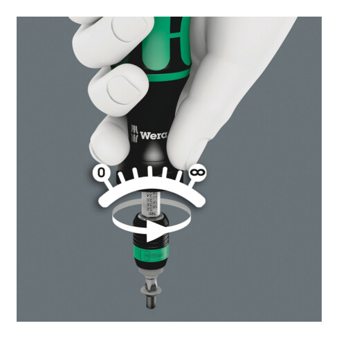 Wera 7440/41 Kraftform Drehmomentschraubendreher-Satz 0,3-3,0 Nm, 26-teilig