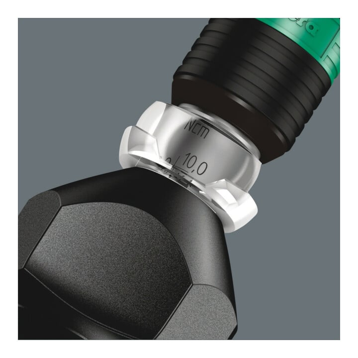 Wera 7446 Kraftform, Tournevis dynamométrique réglable (11-29,0 in. lbs.) avec mandrin à serrage rapide Rapidaptor