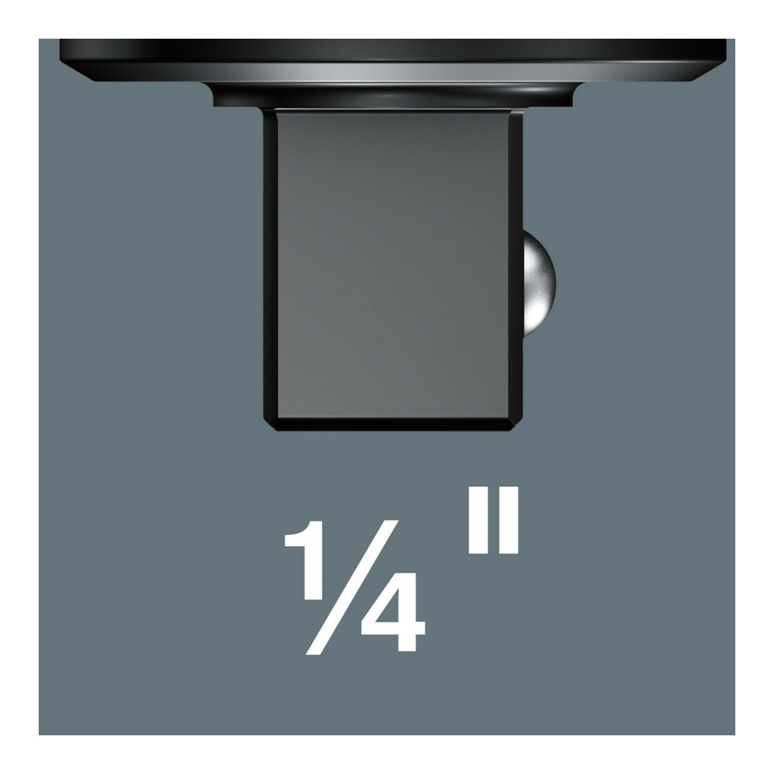 Wera insteekratel 1/2 "ZYKLOP metalen schakelaar 