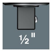 Wera 7782 C Einsteckknarre, umschaltbar, 1/2" x 66 mm-5