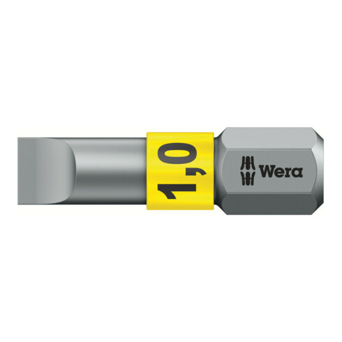 Wera 800/1 BTZ Schlitz-Bits, 5,5 x 1,0 mm, Länge 25 mm