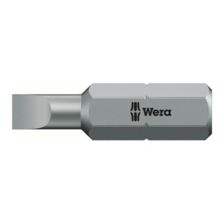 Wera 800/1 Z Schlitz-Bits, 6,5 x 1,2 mm, Länge 25 mm