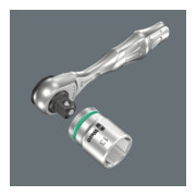 Wera 8008 A Zyklop Mini 3 ratel met 1/4"-aandrijving-5
