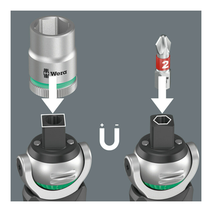 Wera 8009 Zyklop Pocket Set 2, 18-teilig